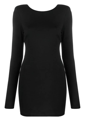 ROTATE BIRGER CHRISTENSEN open-back minidress - Black