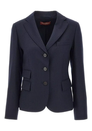 Max Mara pinstripe button blazer - Blue