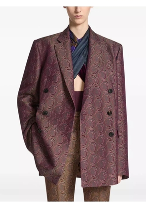 DRIES VAN NOTEN double-breasted blazer - Red
