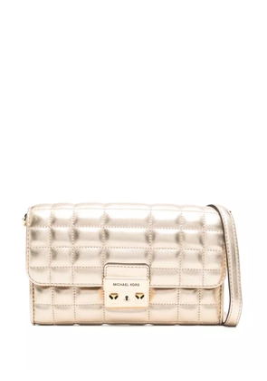 Michael Kors large Tribeca leather cross body bag - Gold