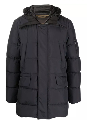 Moorer long-sleeve padded coat - Blue