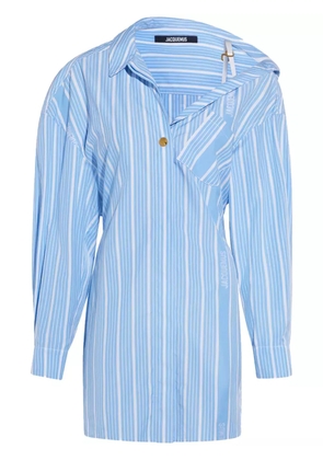 Jacquemus striped cotton dress - Blue