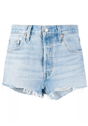 Levi's distressed denim shorts - Blue