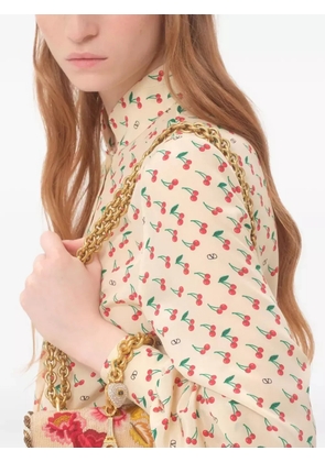 Valentino Garavani Cherryfic-print shirt - Neutrals