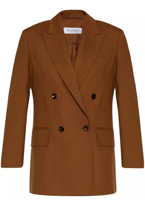 Max Mara double-breasted blazer - Brown
