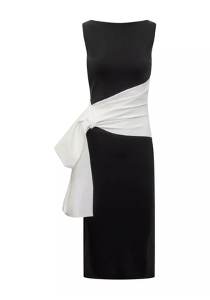 CHIARA BONI La Petite Robe tie-fastening midi dress - Black