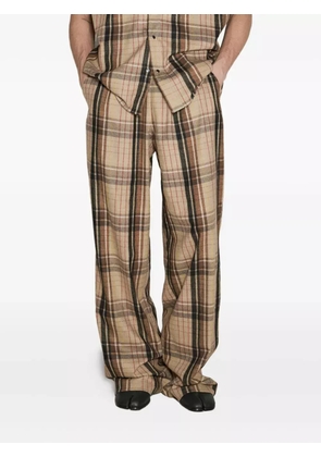 VTMNTS Car flannel trousers - Brown