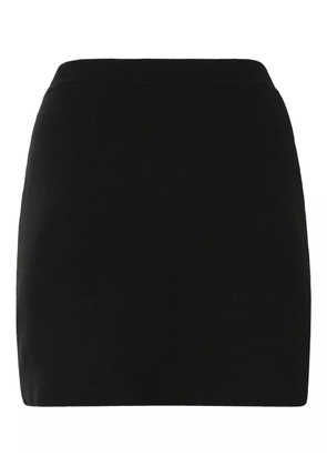 KHAITE knitted mini skirt - Black