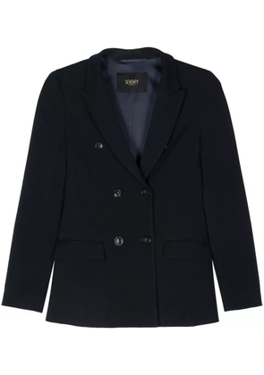 Seventy double-breasted knitted blazer - Blue