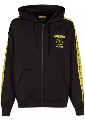 Moschino logo-print hoodie - Black