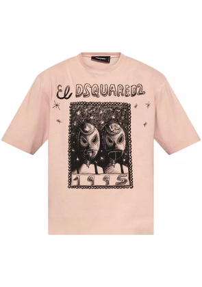 DSQUARED2 graphic-print T-shirt - Pink