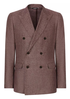 Dolce & Gabbana Taormina double-breasted blazer - Red