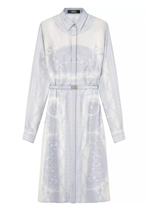 Versace La Coupe des Dieux midi shirt dress - Blue