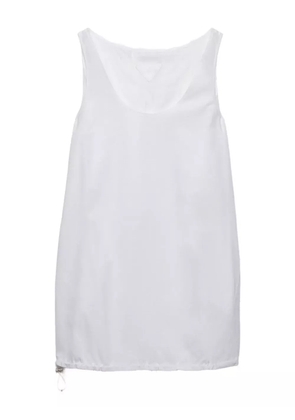 Prada Re-Nylon reversible mini dress - White