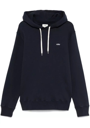 Autry logo-embroidered hoodie - Blue