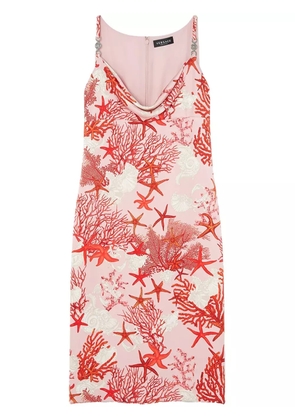 Versace Barocco Sea silk slip dress - Pink