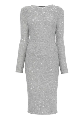 Fabiana Filippi sequinned midi dress - Grey