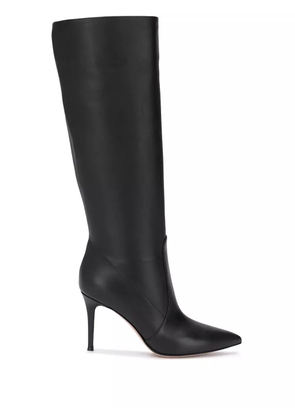 Gianvito Rossi Hansen 85mm leather boots - Black
