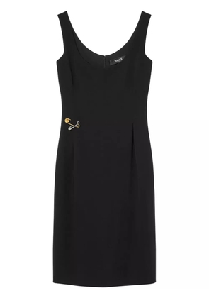 Versace Safety Pin midi dress - Black