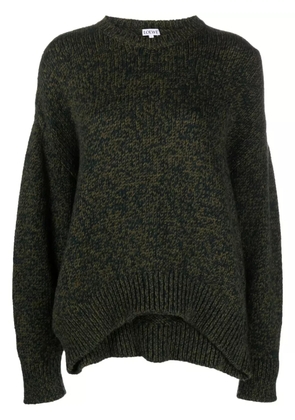 LOEWE multi-panel design wool-blend jumper - Green