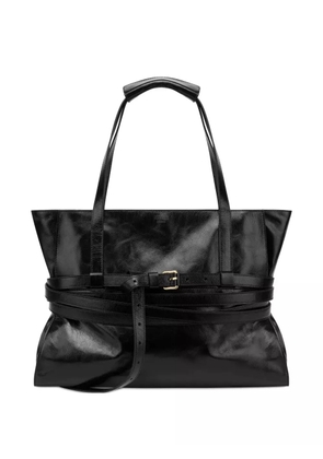 Moschino leather shoulder bag - Black