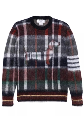 Thom Browne Hector brushed sweater - Blue