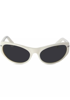 Off-White Eyewear Napoli round-frame sunglasses - Neutrals