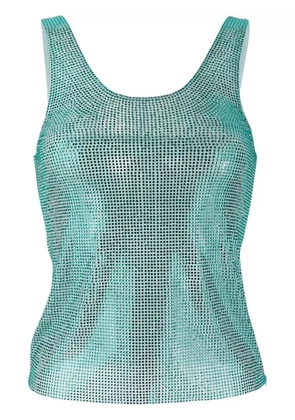 Giuseppe Di Morabito rhinestone-embellished tank top - Blue