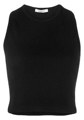 Gauchère racerback crop top - Black