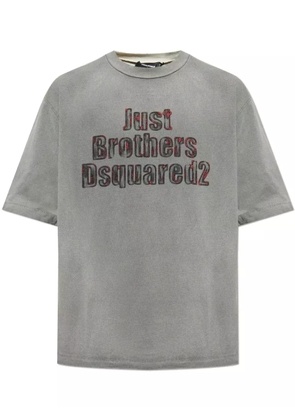 DSQUARED2 logo-print T-shirt - Grey