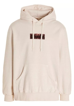 Doublet logo-embroidered hoodie - White