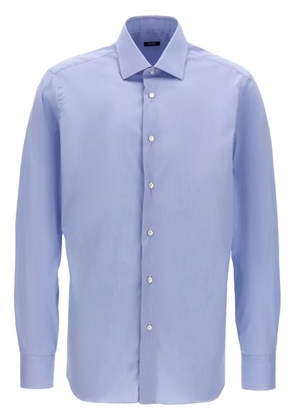 Barba poplin shirt - Blue
