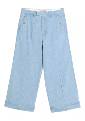 Valentino Garavani cuffed jeans - Blue
