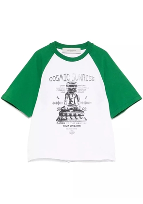 Golden Goose contrasting-sleeve T-shirt - White