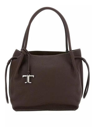 Tod's drawstring leather bucket bag - Brown