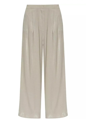 Michael Michael Kors pintuck detailing trousers - Gold