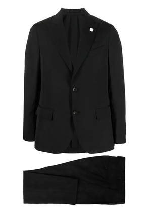 Lardini single-breasted suit - Black