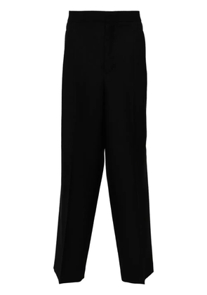 AMI Paris pleat-detail trousers - Black
