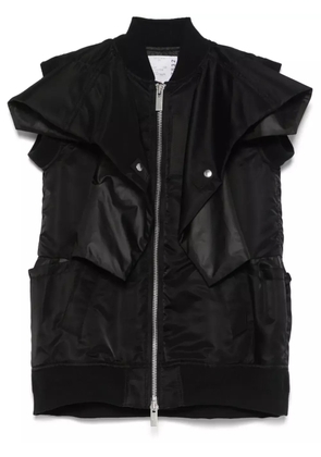 sacai padded gilet - Black
