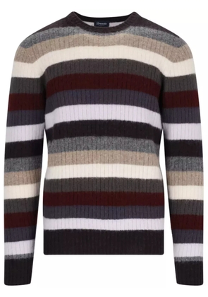Drumohr striped jumper - Grey