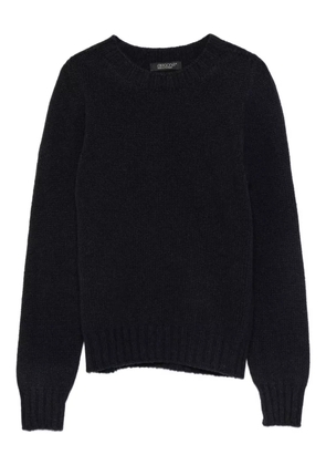 Aragona round-neck cashmere sweater - Blue