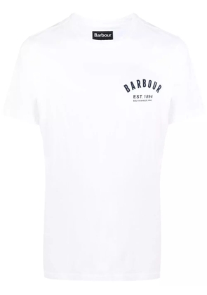 Barbour logo-print short-sleeved T-shirt - White