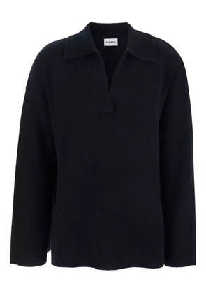 P.A.R.O.S.H. polo-neck ribbed sweater - Black