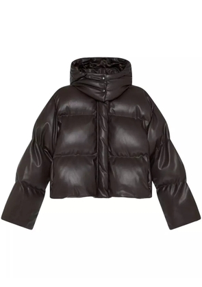Stella McCartney cropped puffer jacket - Brown