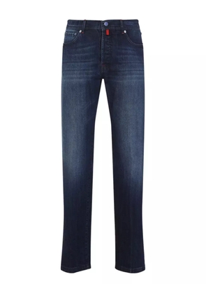Kiton five-pocket denim jeans - Blue
