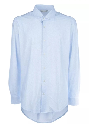 Brian Dales herringbone shirt - Blue