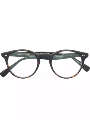 Oliver Peoples Romare round-frame glasses - Black