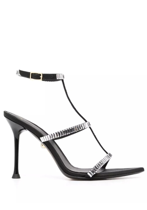 Alevì Lisa 110mm crystal-embellished sandals - Black