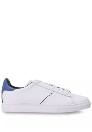 Armani Exchange logo-embossed low-top sneakers - White