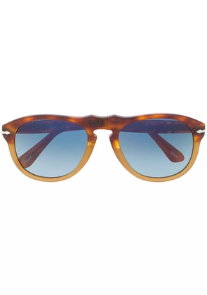 Persol tortoiseshell aviator sunglasses - Brown